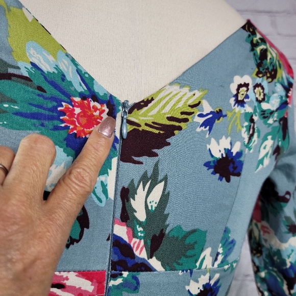 Mint Limit | Floral RetroDress - Picture 10 of 16